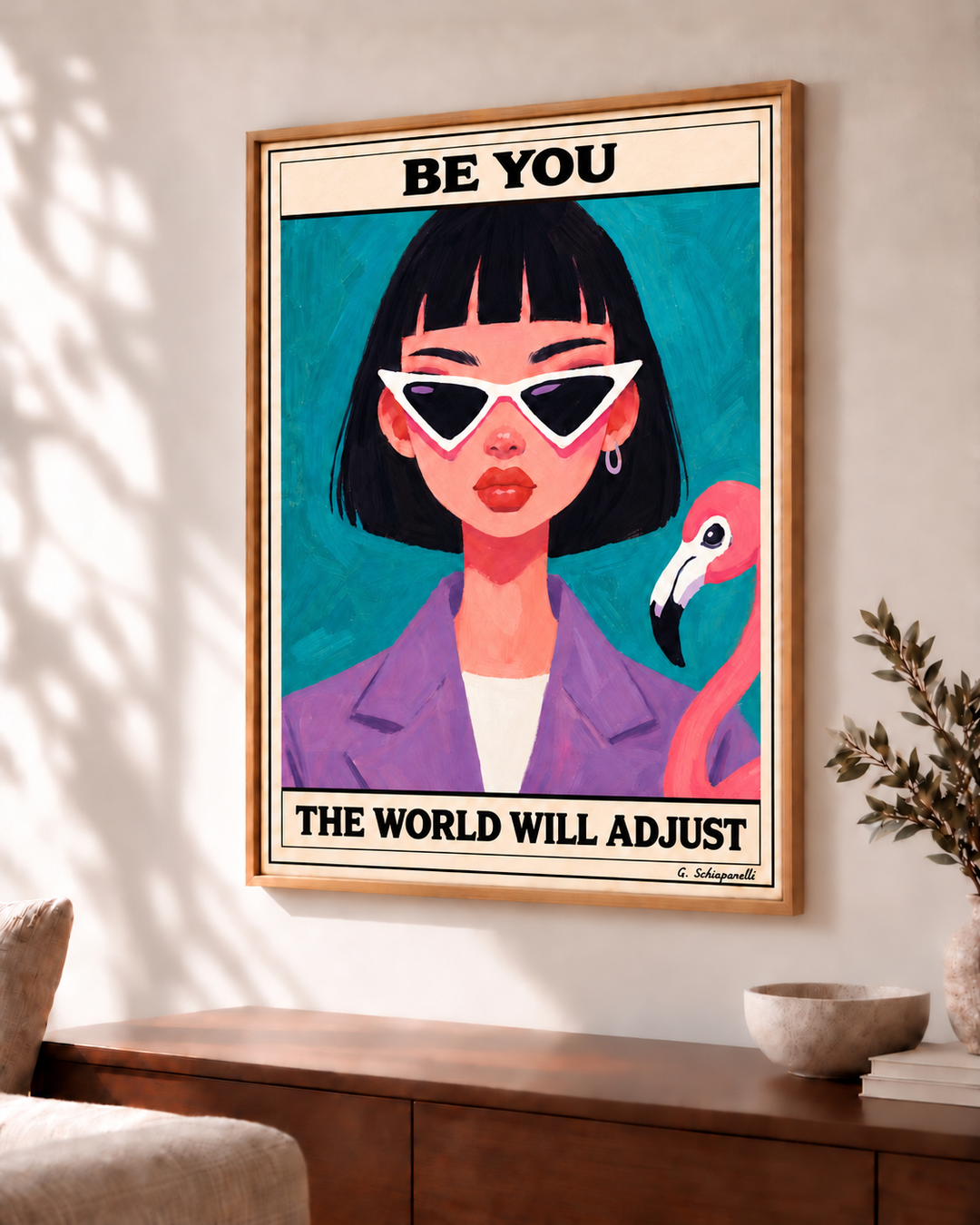 Be you, the world will adjust — Angle