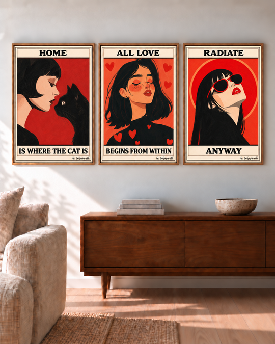 All love begins from within — Triptyque