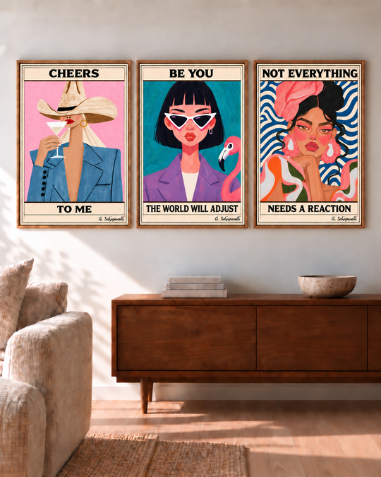 Be you, the world will adjust — Triptyque