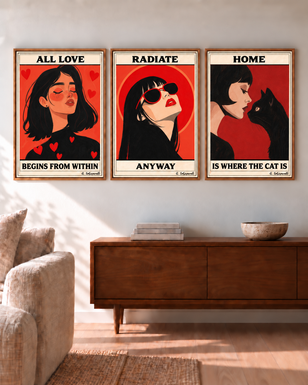 Radiate anyway — Triptyque