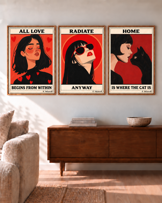 Radiate anyway — Triptyque