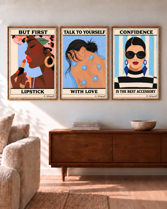 Talk to yourself with love — Triptyque