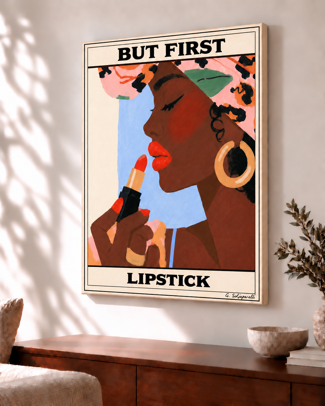 But first, lipstick — Châssis