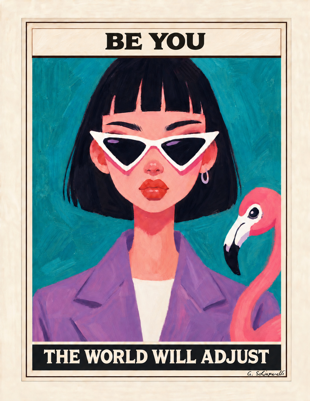 Be you, the world will adjust