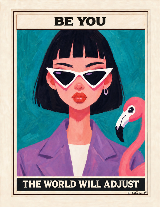 Be you, the world will adjust