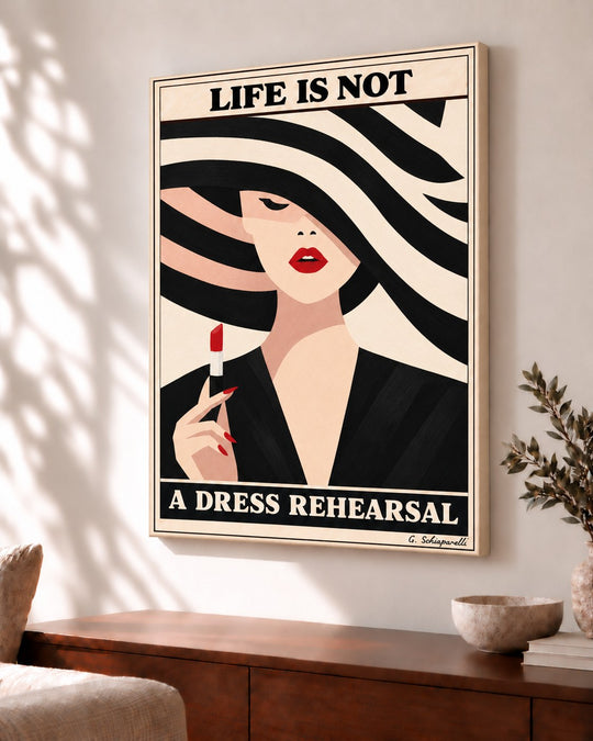 Life is not a dress rehearsal — vue 1