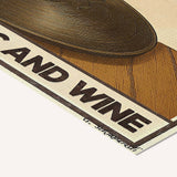Easily distracted by music and wine — Crème & Sable — cotton-linen canvas texture and fine corner detail