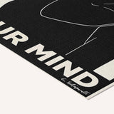 Be kind to your mind — Atelier — cotton-linen canvas texture and fine corner detail