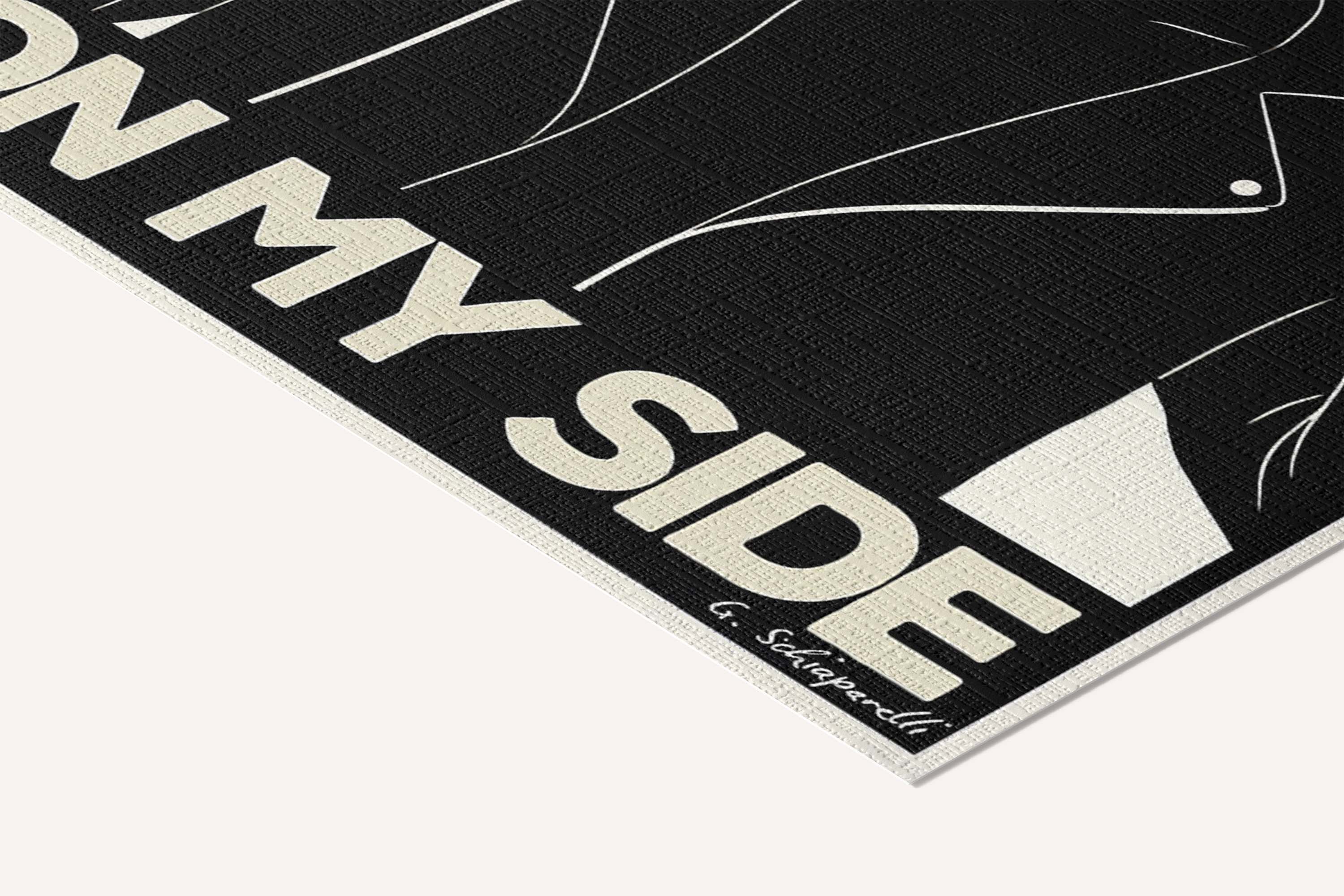 The universe is on my side — Atelier I — cotton-linen canvas texture and fine corner detail