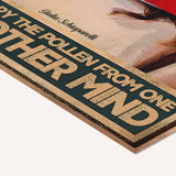 Books are the bees which carry the pollen from one to another mind — cotton-linen canvas texture and fine corner detail