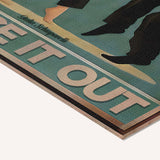 When in doubt, dance it out — cotton-linen canvas texture and fine corner detail