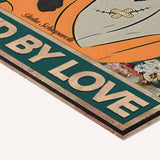 Held by paws, healed by love — cotton-linen canvas texture and fine corner detail