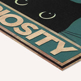 Ideas come from curiosity — cotton-linen canvas texture and fine corner detail