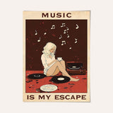 La música es mi escape 