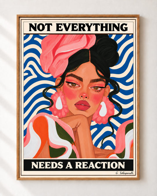 Not everything needs a reaction — Face