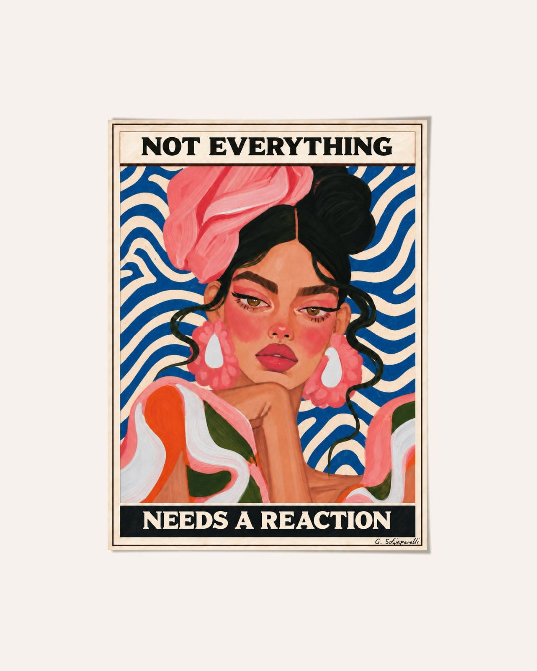 Not everything needs a reaction