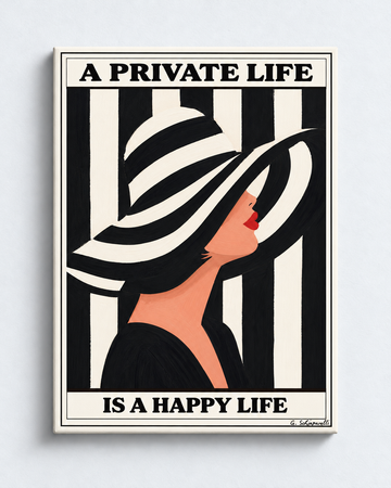 A private life is a happy life