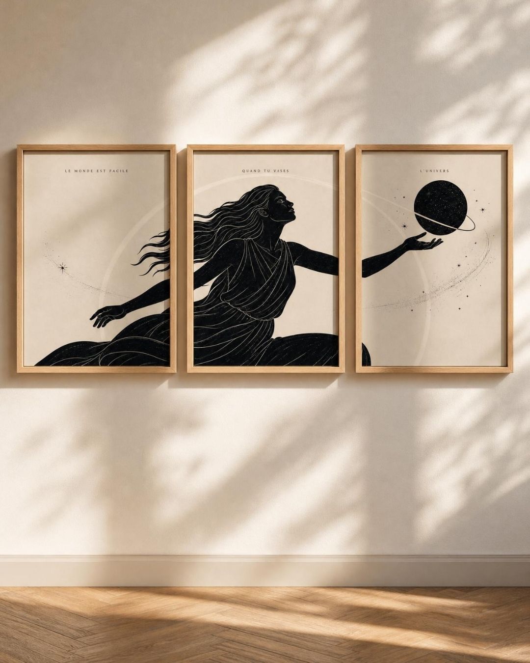 Triptyque — Le monde est facile quand tu vises l’Univers