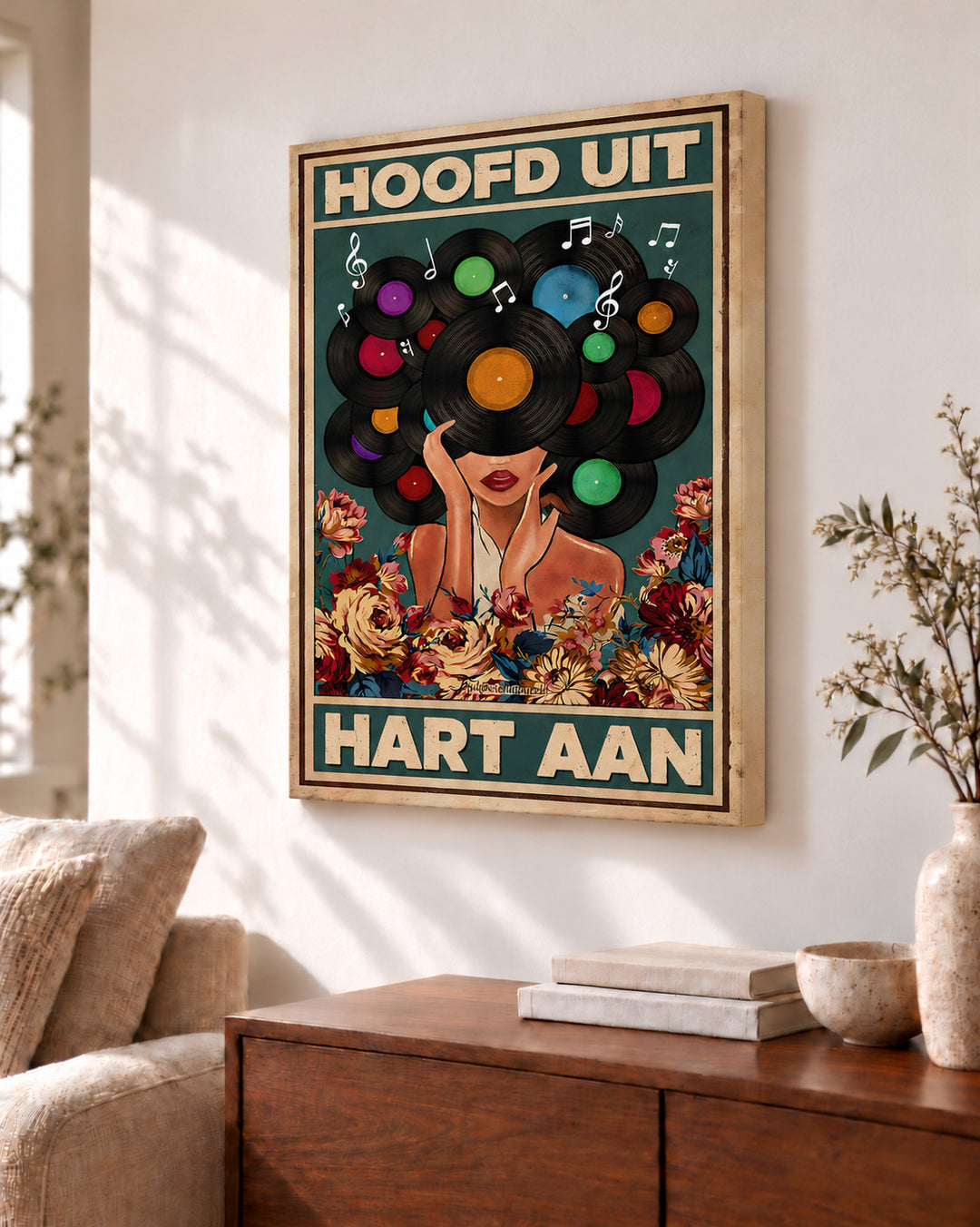 Hoofd uit, hart aan — Decoratieve lijst en interieur niet inbegrepen