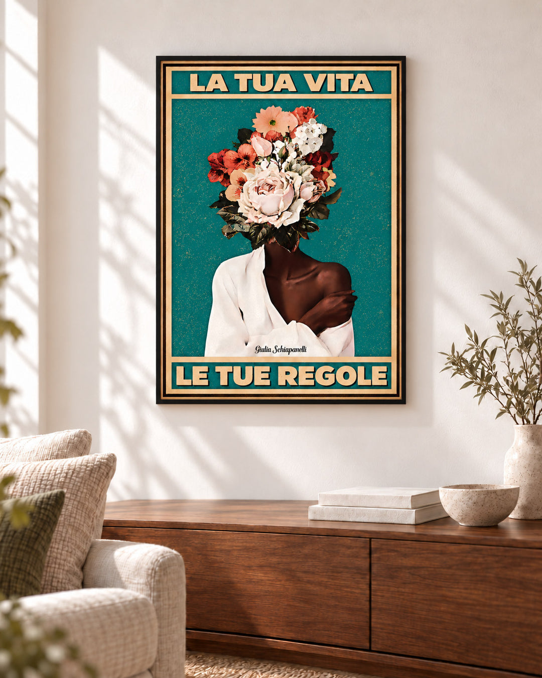 La tua vita, le tue regole — Cornice decorativa non inclusa