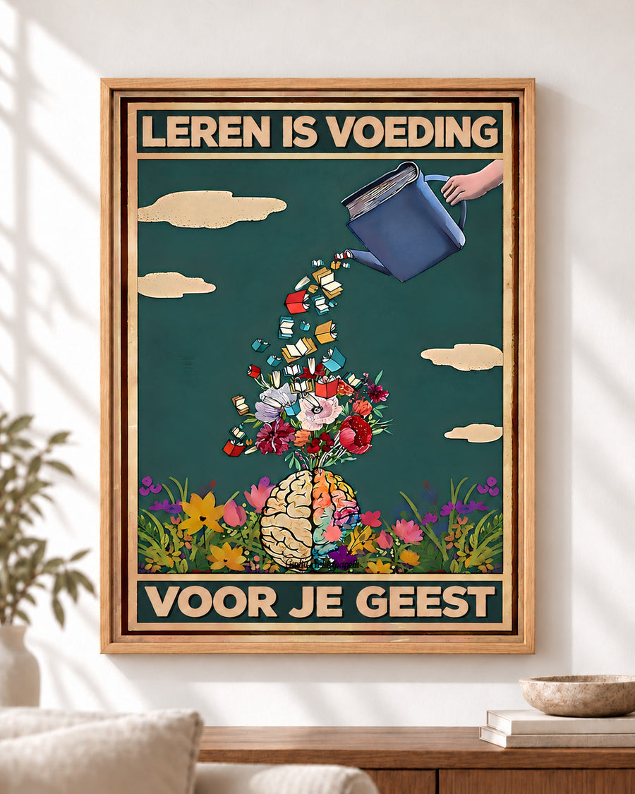 Leren is voeding voor je geest