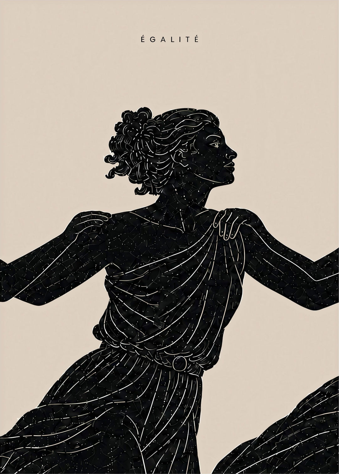 Liberté, Égalité, Fraternité — panneau B