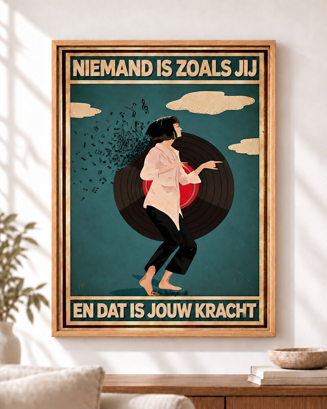 Niemand is zoals jij, en dat is jouw kracht — Decoratieve lijst en interieur niet inbegrepen