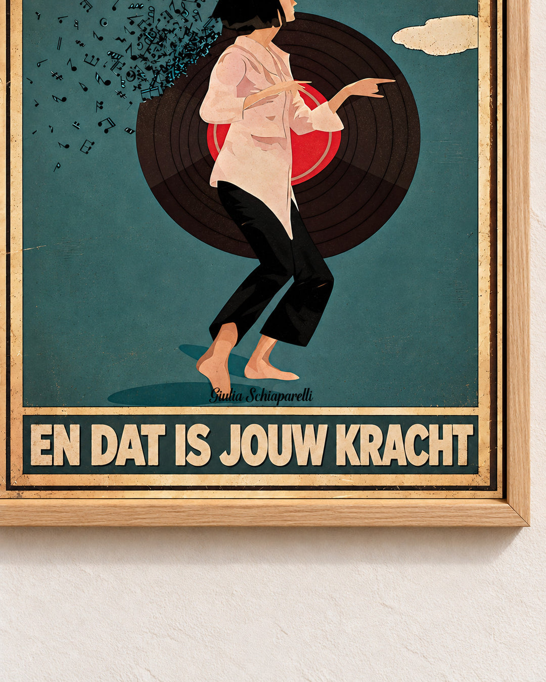 Niemand is zoals jij, en dat is jouw kracht — Decoratieve lijst en interieur niet inbegrepen