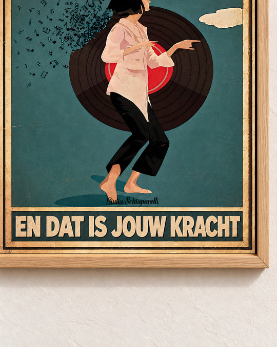 Niemand is zoals jij, en dat is jouw kracht — Decoratieve lijst en interieur niet inbegrepen