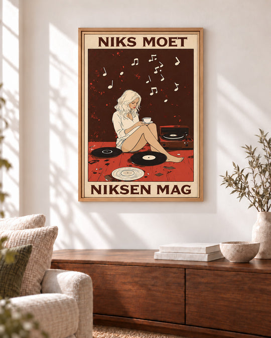 Niks moet, niksen mag — Decoratieve lijst en interieur niet inbegrepen