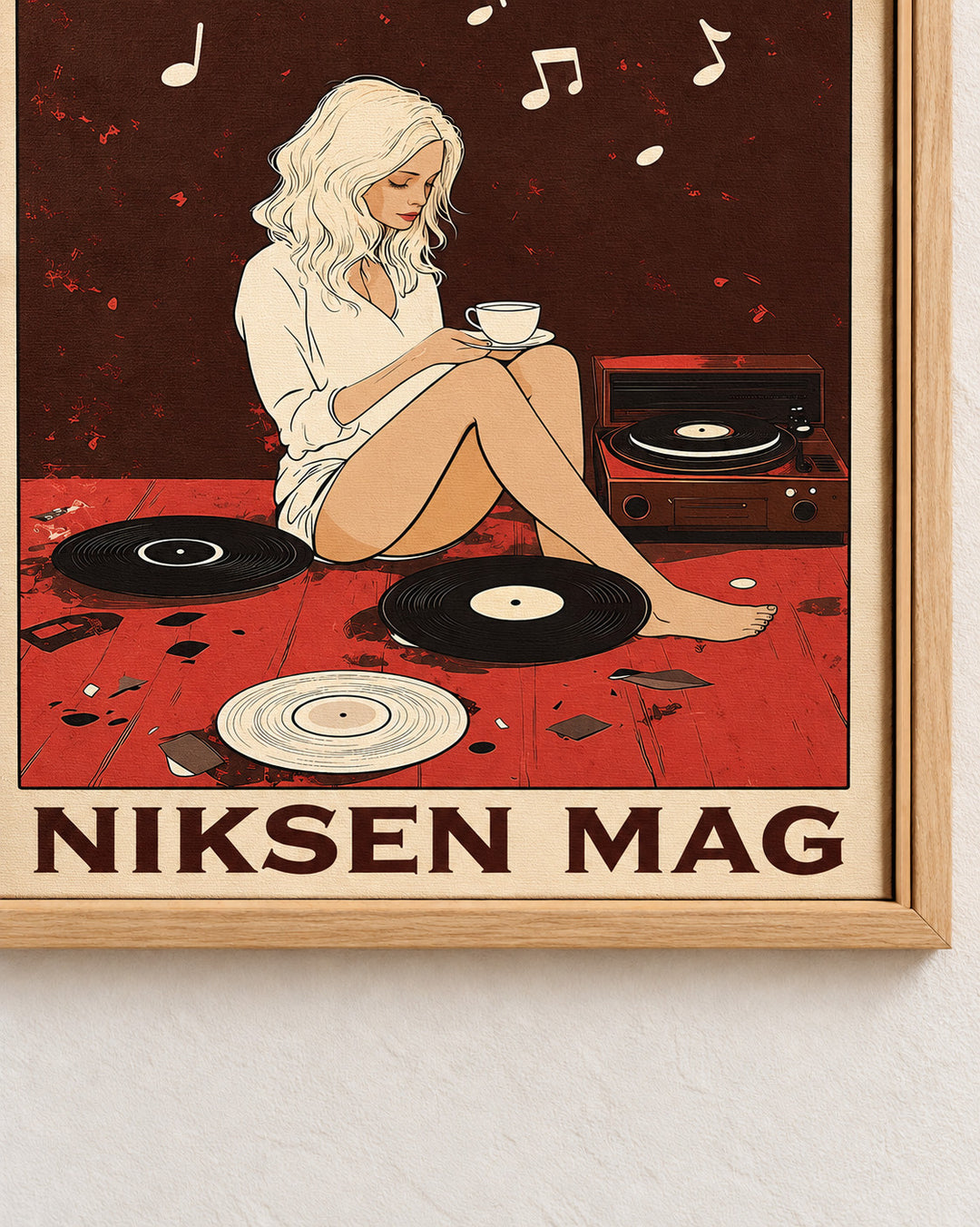 Niks moet, niksen mag — Decoratieve lijst en interieur niet inbegrepen