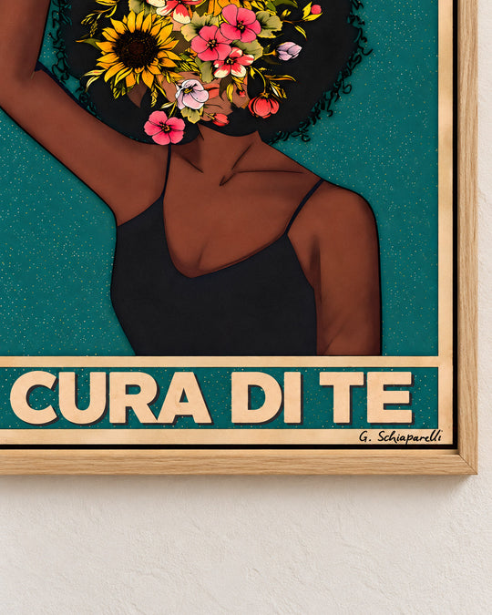 Prenditi cura di te – illustrazione con testo in italiano, immagine 4