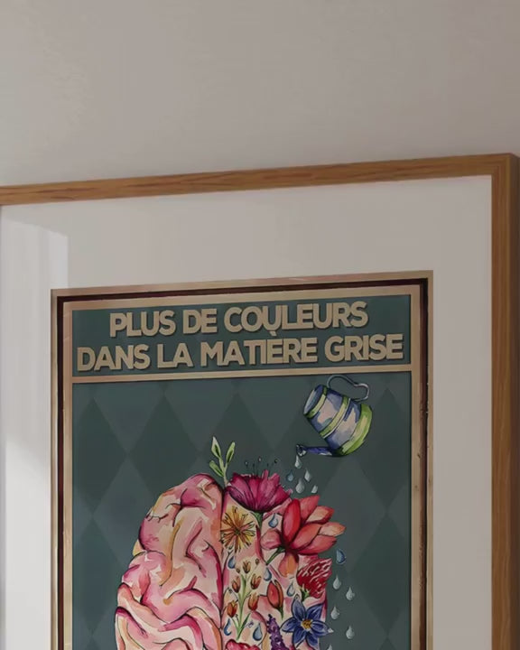 « Plus de couleurs dans la matière grise, pour que la Raison ait du cœur » — vidéo produit / product video