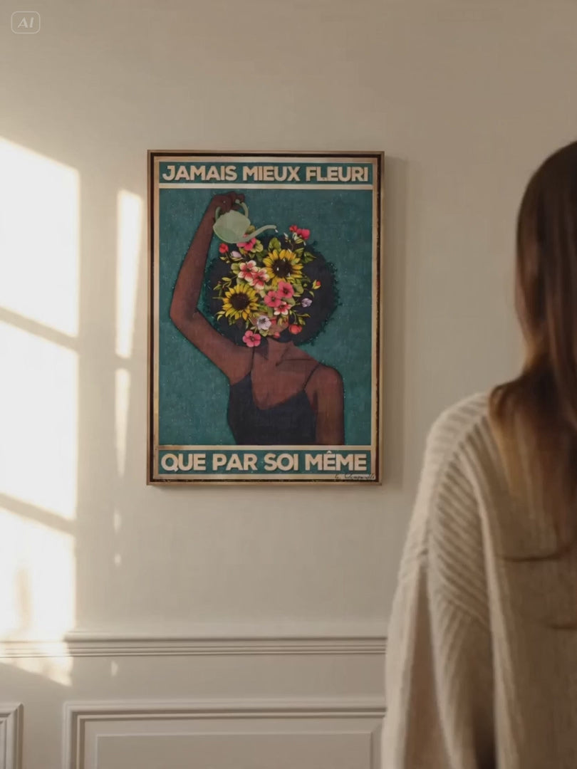 « Jamais mieux fleuri que par soi-même » — vidéo produit de la toile