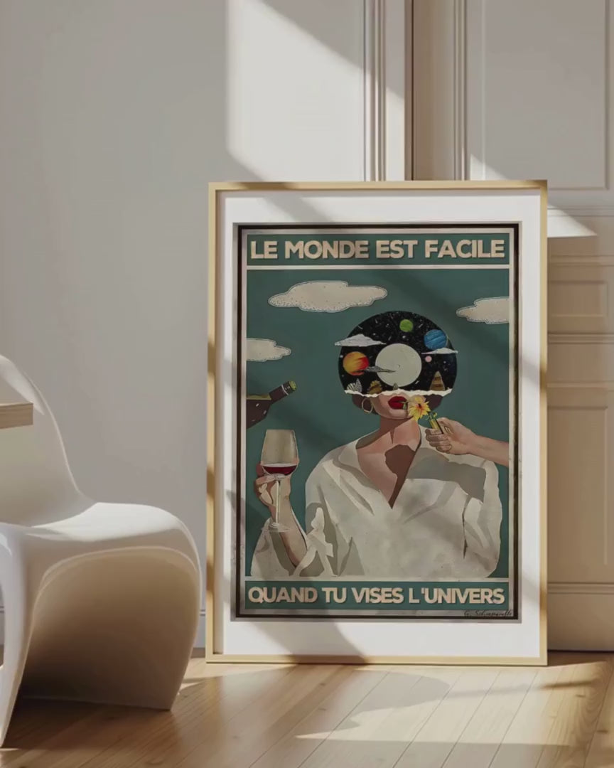 « Le monde est facile quand tu vises l'Univers » — vidéo produit / product video