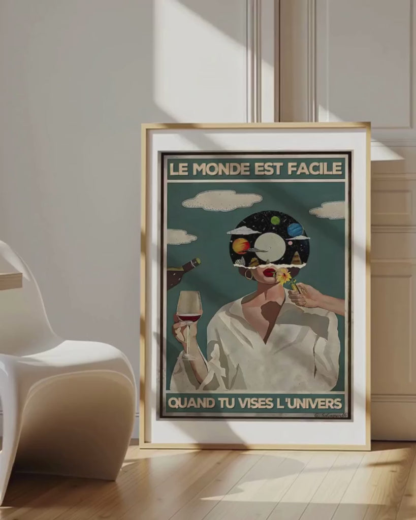 « Le monde est facile quand tu vises l'Univers » — vidéo produit / product video