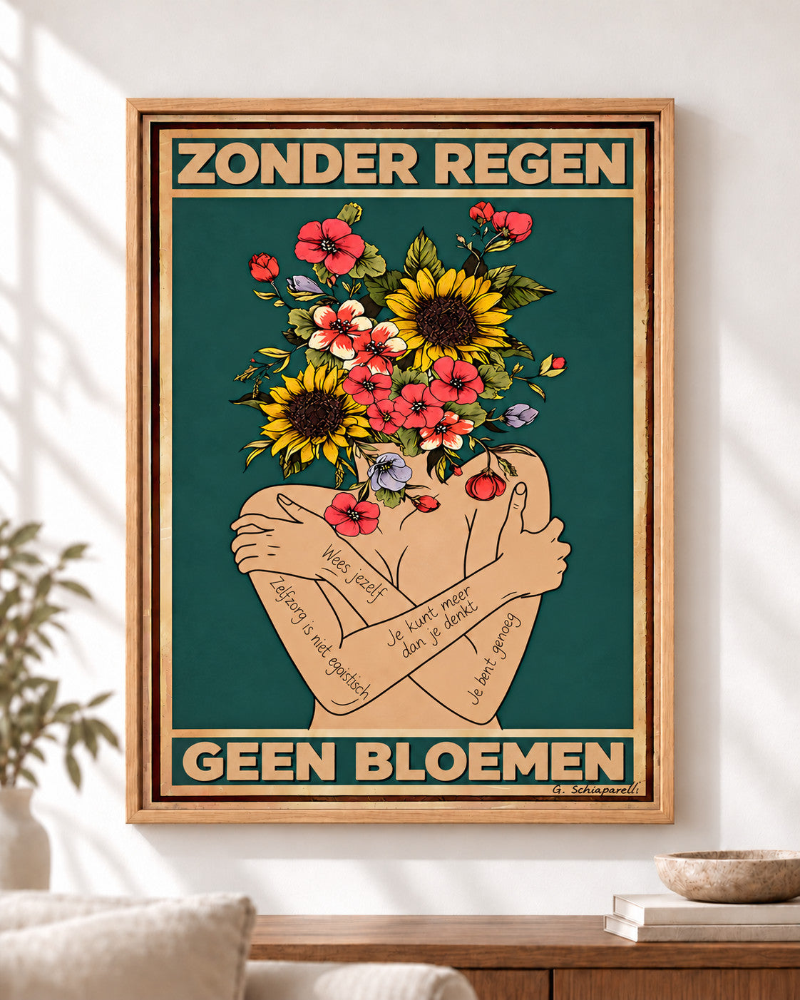 Zonder regen geen bloemen