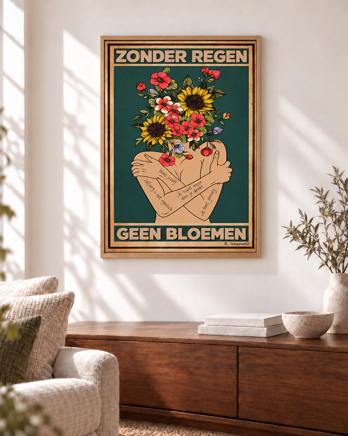 Zonder regen geen bloemen