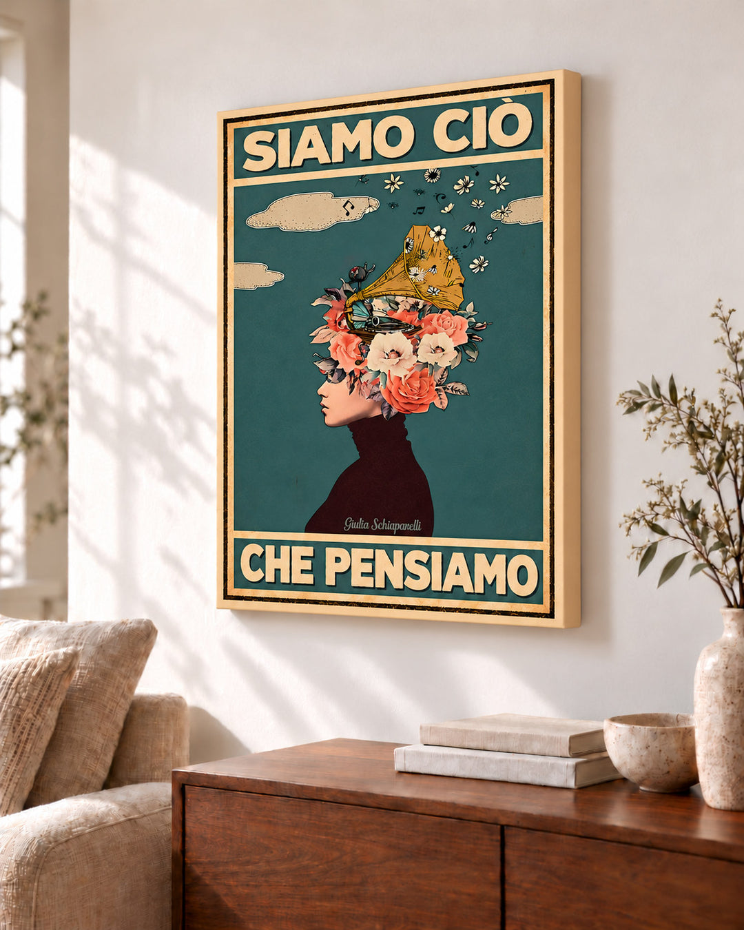 Siamo ciò che pensiamo – illustrazione con testo in italiano, immagine 6