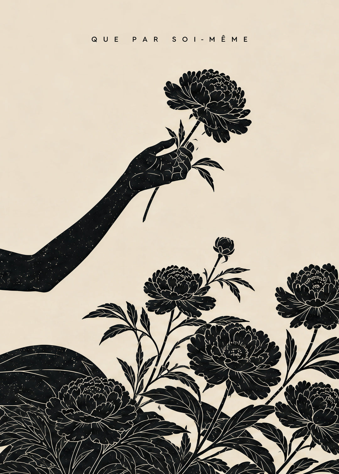 Triptyque Fleuri — panneau C
