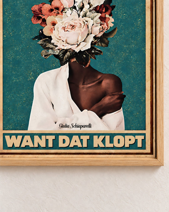 Volg je hart, want dat klopt — Decoratieve lijst en interieur niet inbegrepen