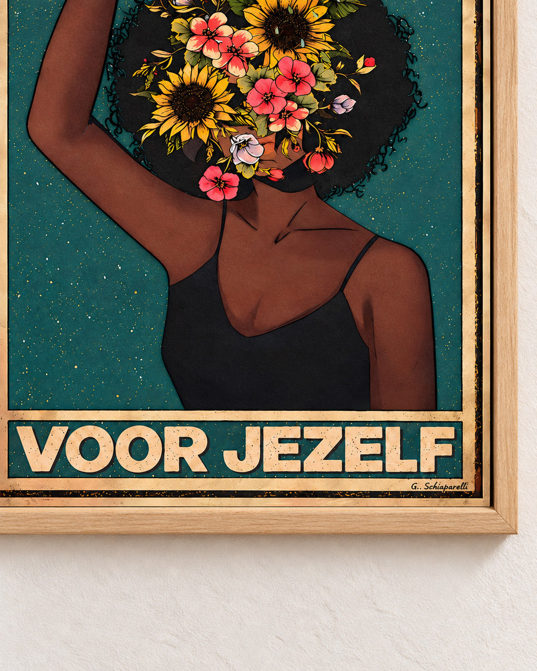 Wees lief voor jezelf — Decoratieve lijst en interieur niet inbegrepen