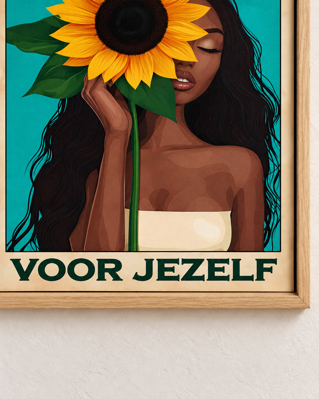 Wees lief voor jezelf — Decoratieve lijst en interieur niet inbegrepen