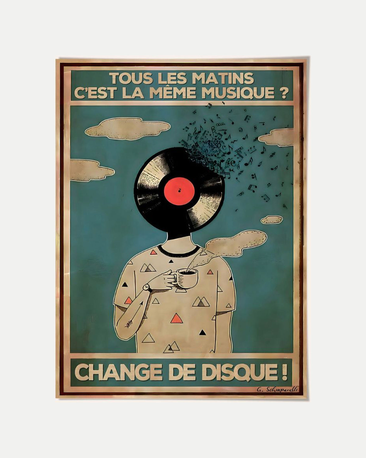 Tous les matins c'est la même musique? Change de disque!