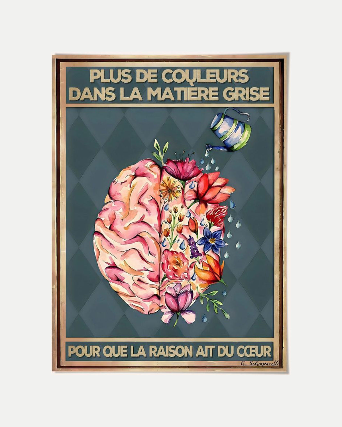 Plus de couleurs dans la matière grise, pour que la Raison ait du cœur