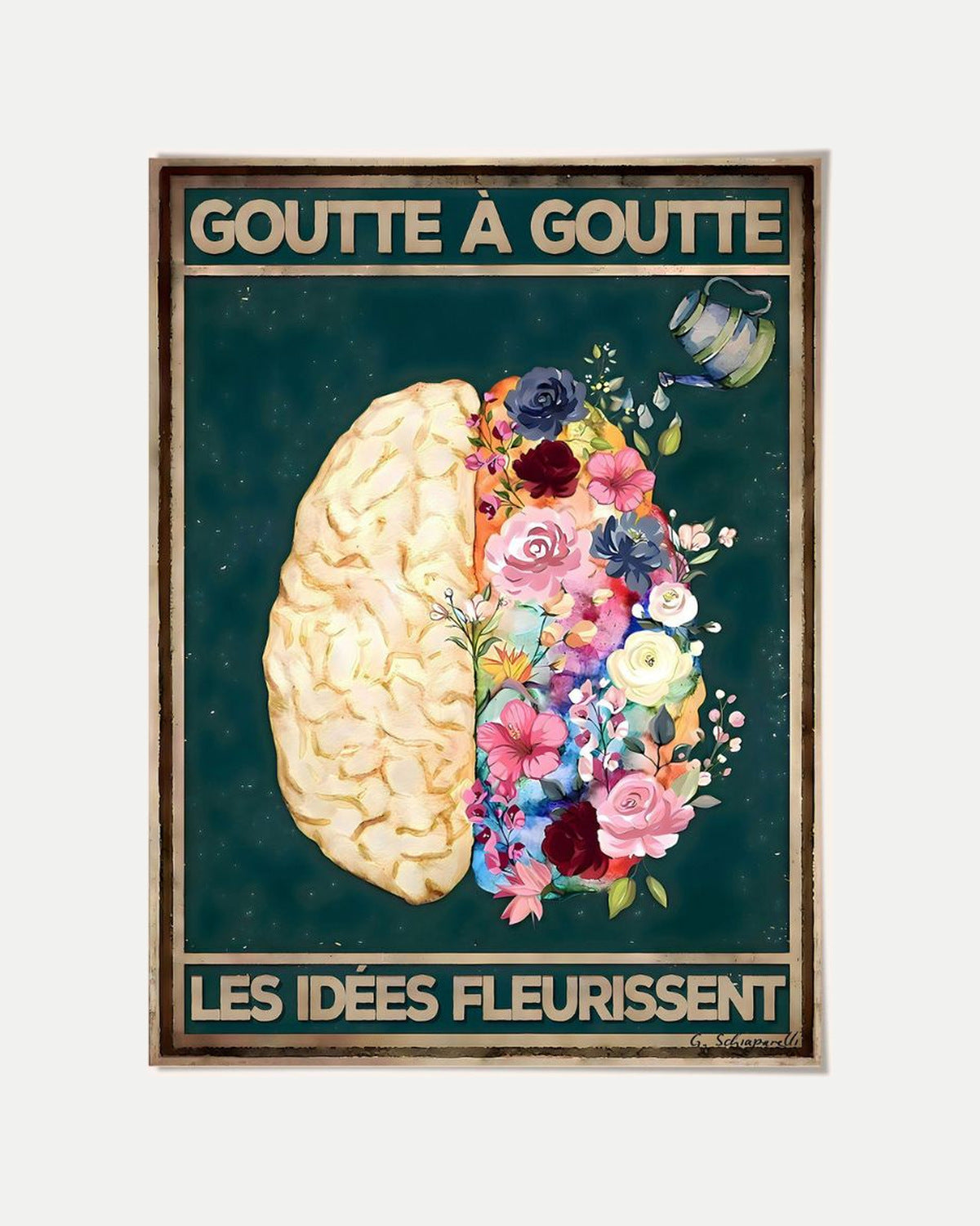 Goutte à goutte les idées fleurissent