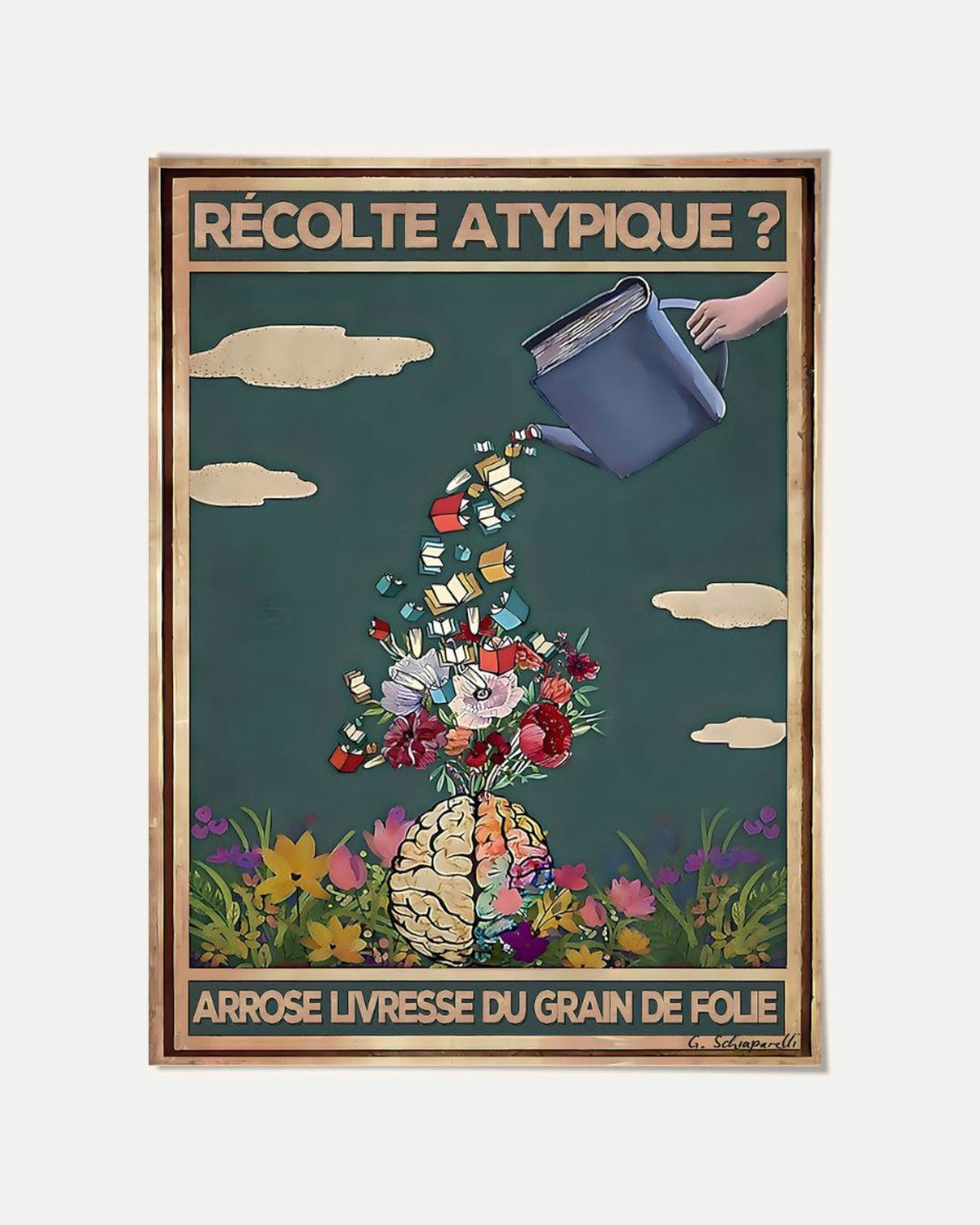 Recolte atypique? Arrose livresse du grain de folie 