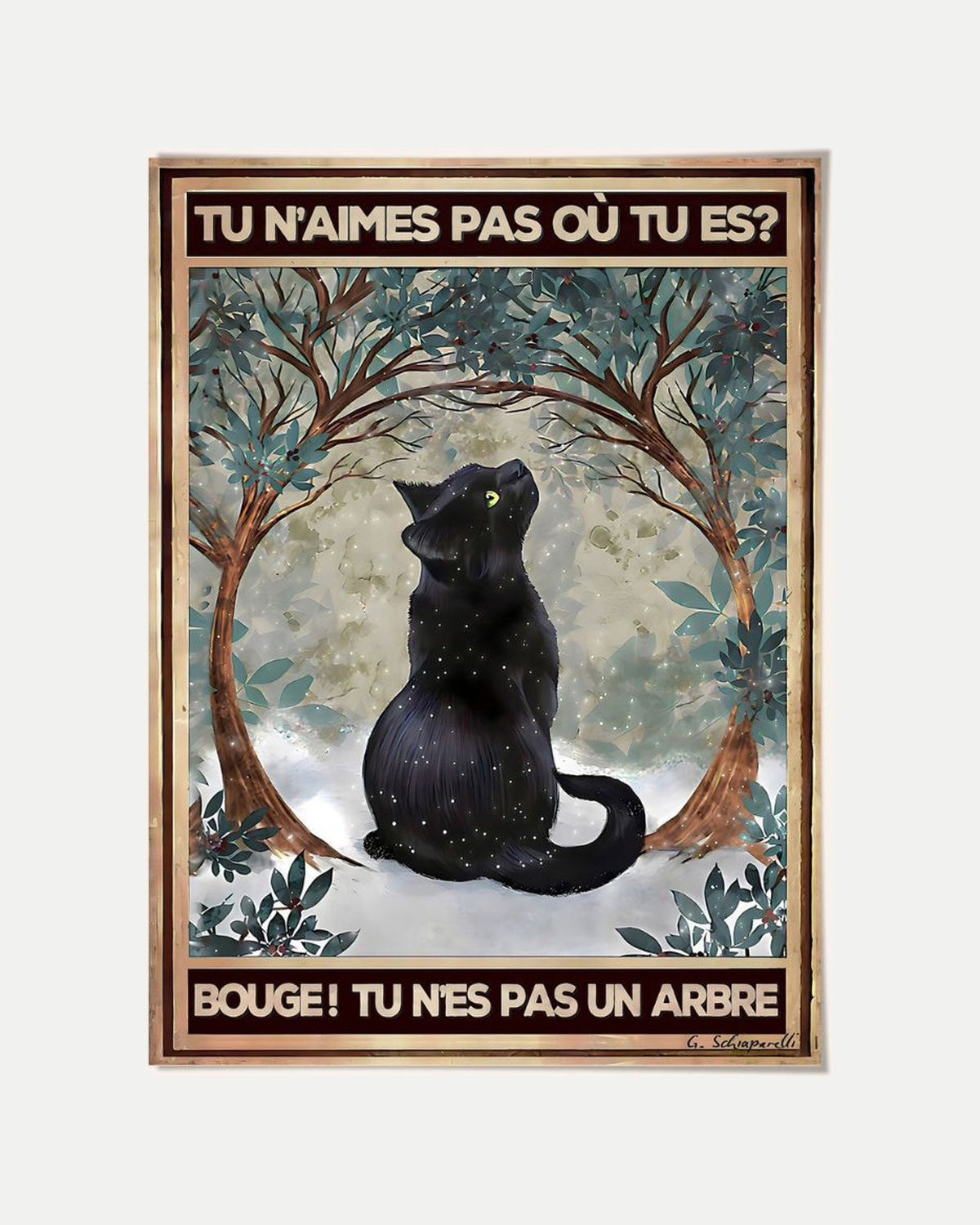 Tu n'aimes pas où tu es? Bouge! Tu n'es pas un arbre