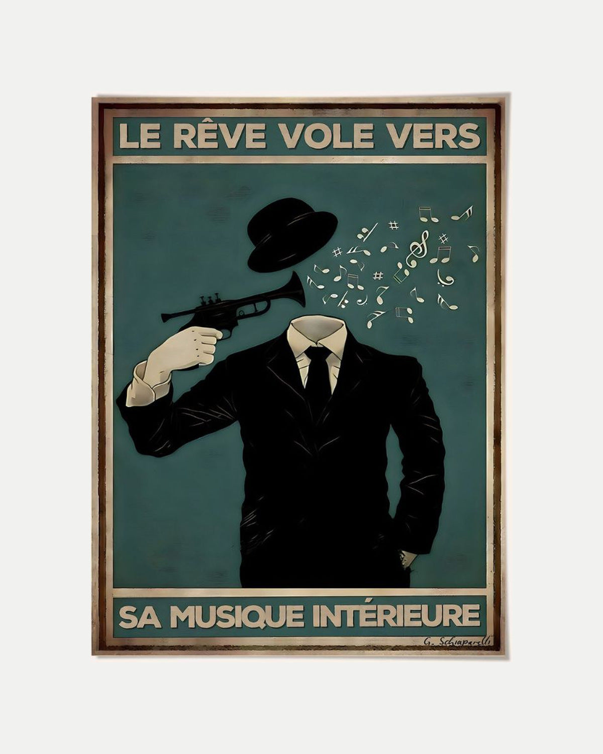 Le rêve vole vers sa musique intérieure
