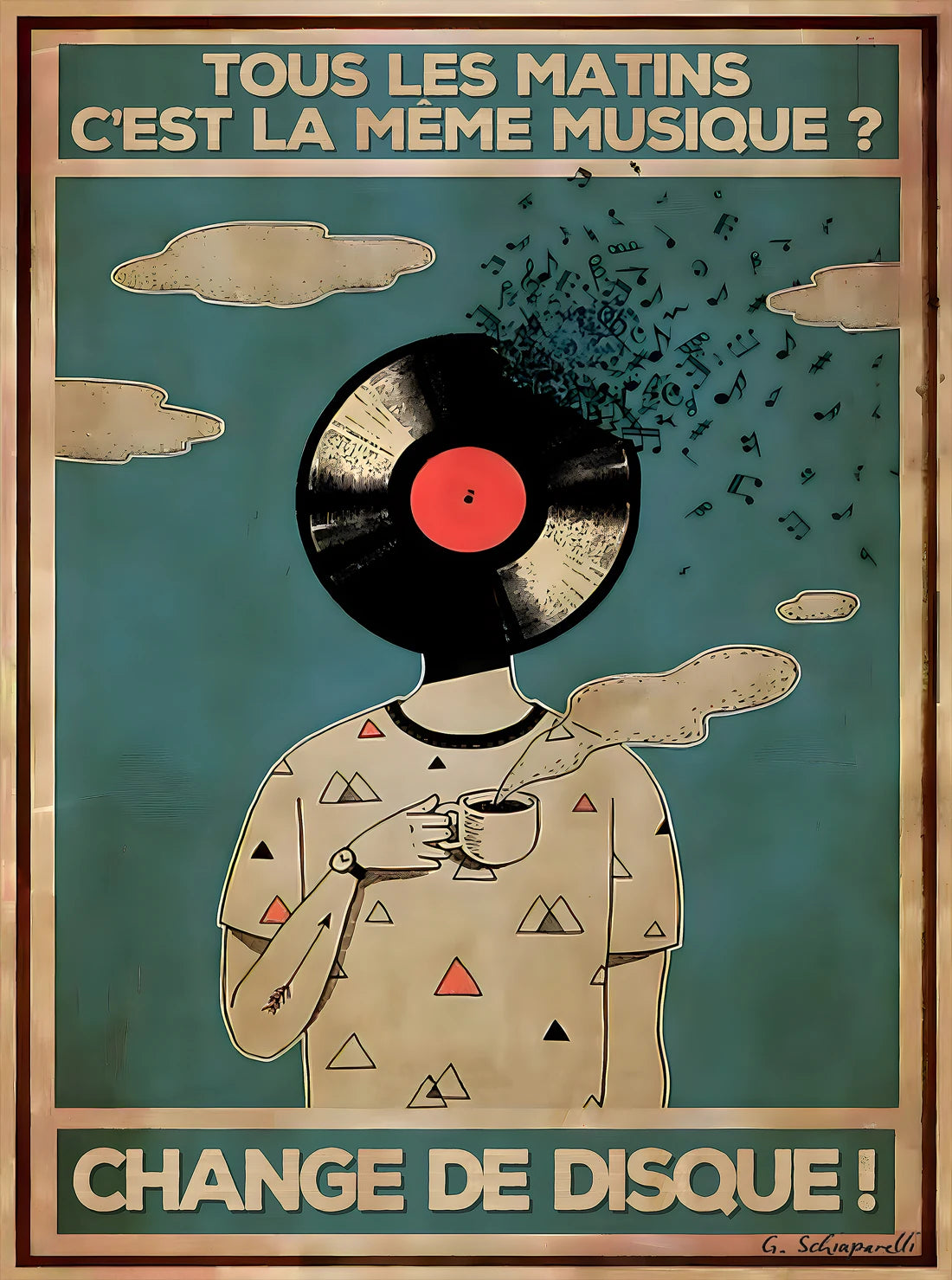 Tous les matins c'est la même musique? Change de disque!